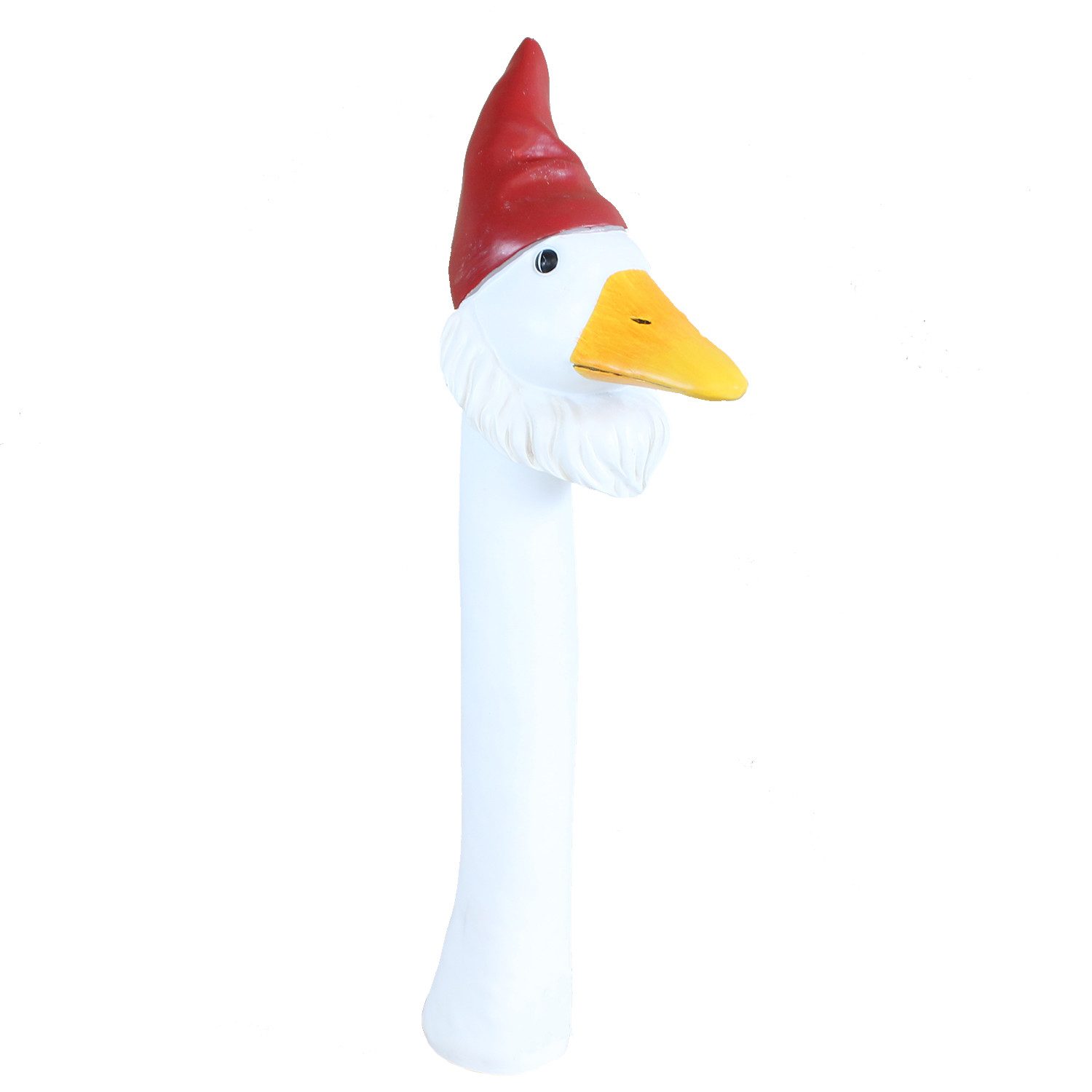 Tierfigur Gartenfigur Gans als Wichtel Gänsehals Gänsekopf Gartenstecker