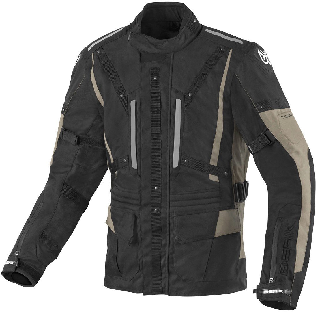 Berik Motorradjacke Spencer wasserdichte Motorrad Texiljacke herausnehmbares Innenfutter,wasserdicht