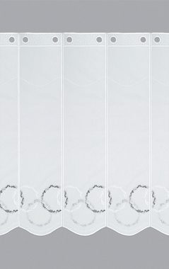 Scheibengardine Kreise, LYSEL®, (1 St), transparent, HxB 70x80cm