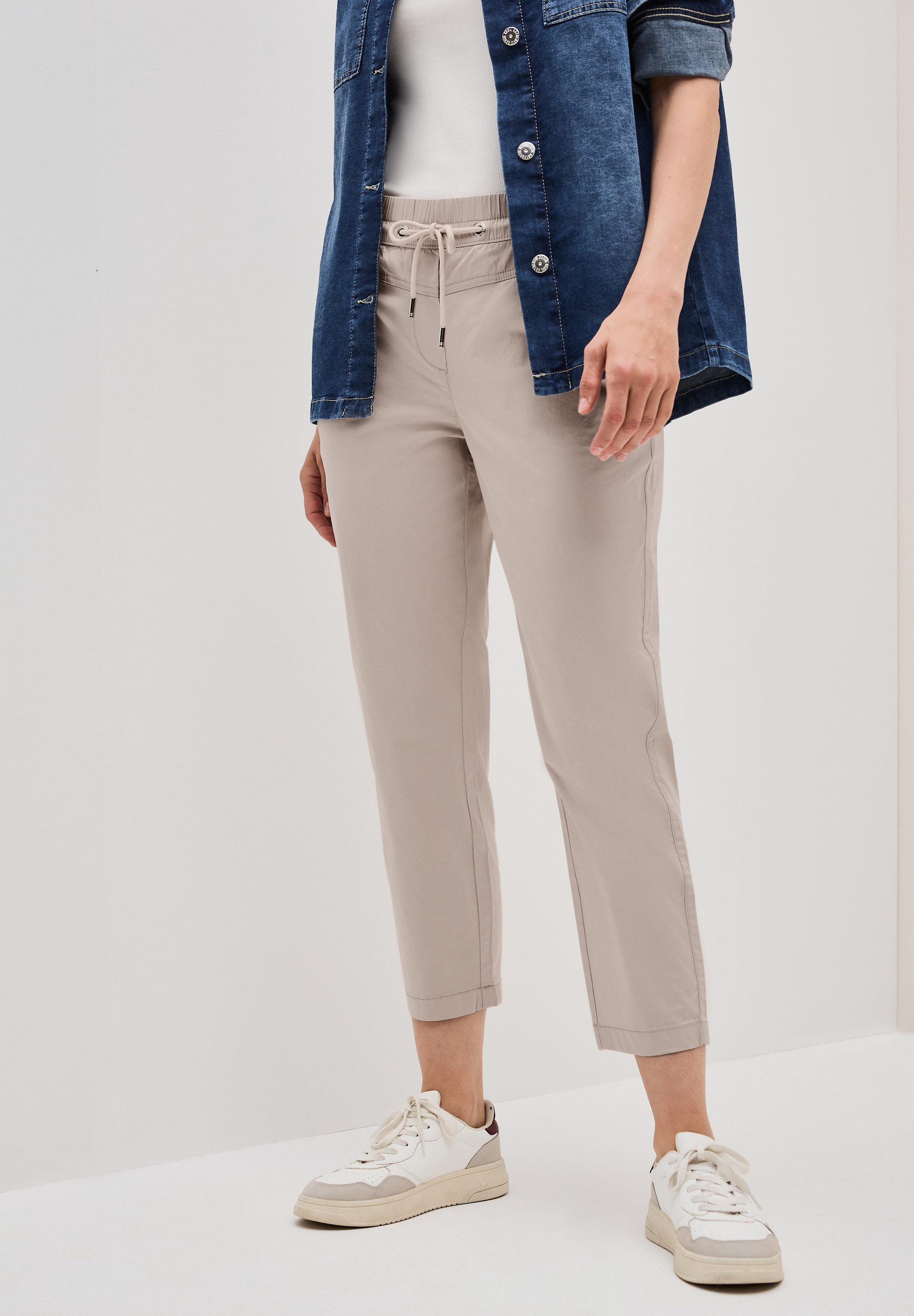 CECIL Jogger Pants Middle Waist