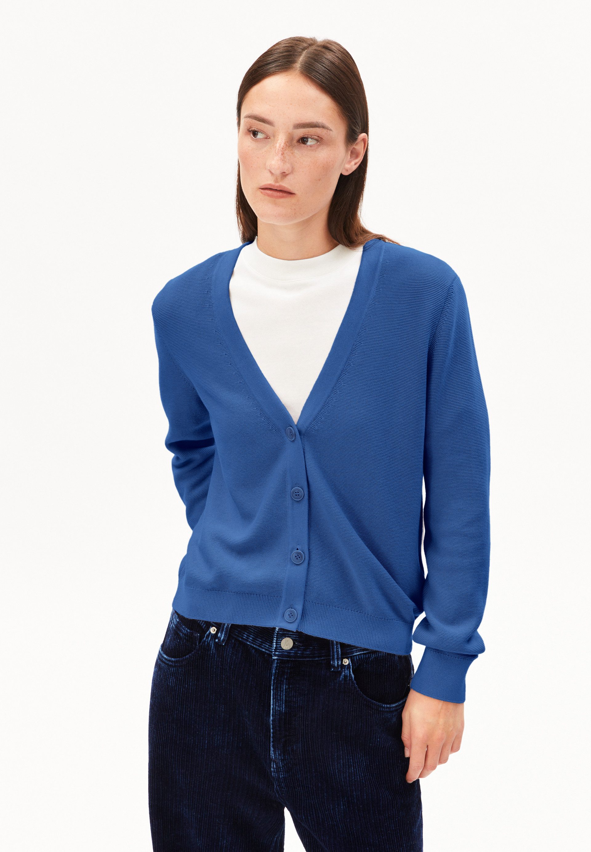 Armedangels Cardigan MENAAL Strickjacke aus Bio-Baumwolle (Regular Fit) günstig online kaufen
