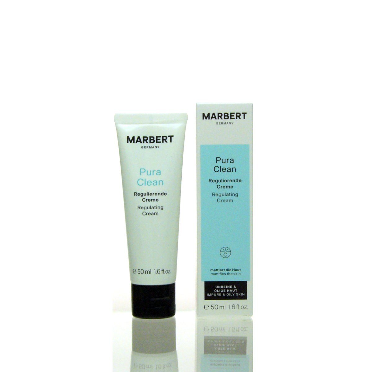 Marbert Gesichtspflege Marbert ml, Regulierende Haut 50 Pura zu Clean neigende Regulating für Unreinheiten ölige Pflegecreme und Cream