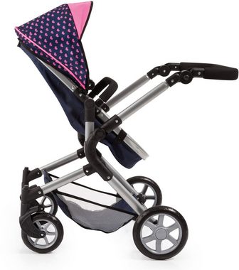 Bayer Kombi-Puppenwagen City Neo, Blau/Pink