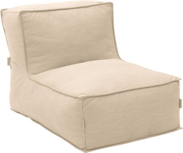 DOMO collection Sofaelement Fiu: einfach aufblasbar, für Camping, Garten, Terrasse, Balkon, wetterfester Outdoor Sessel 75/115/73 cm, klein verstaubar