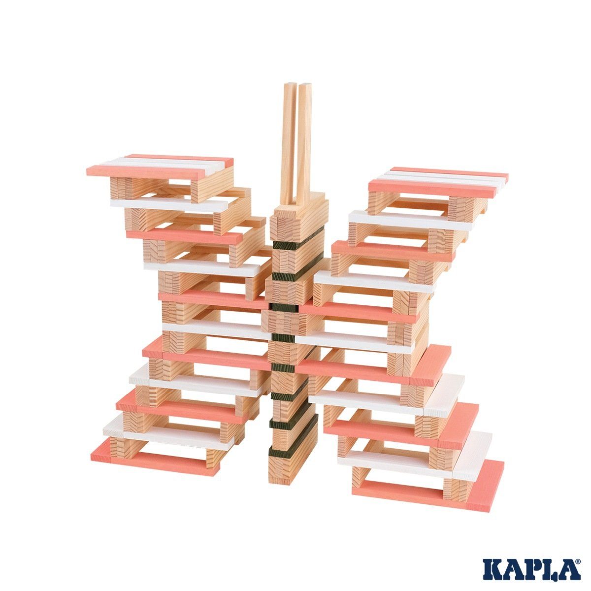 KAPLA® Bausteine 200er Box Frühling 200 Plättchen Spielbausteine