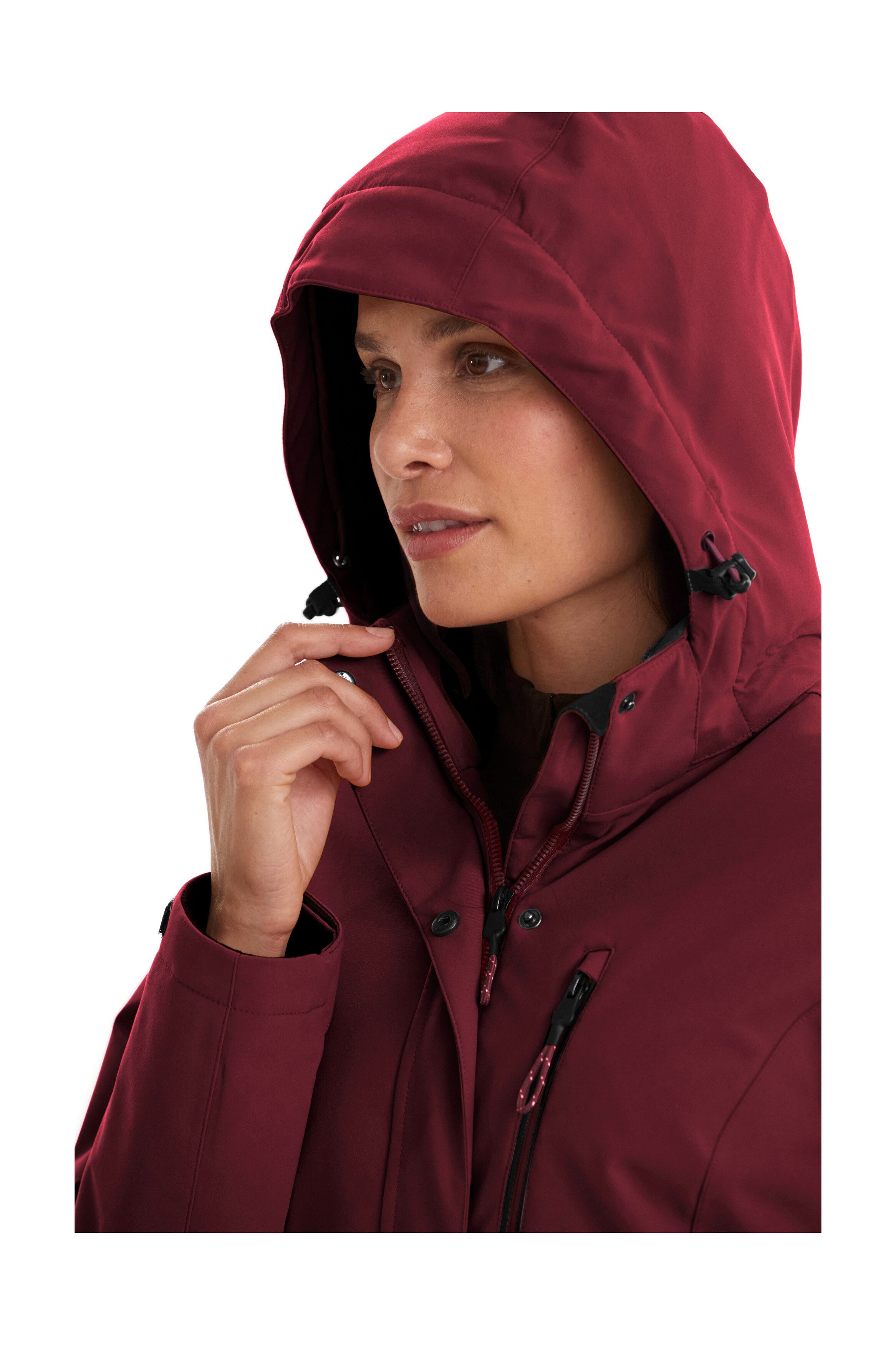 Killtec Outdoorjacke KOW 140 WMN JCKT Wasserdichte Damenjacke, atmungsaktiv, abnehmbare Kapuze