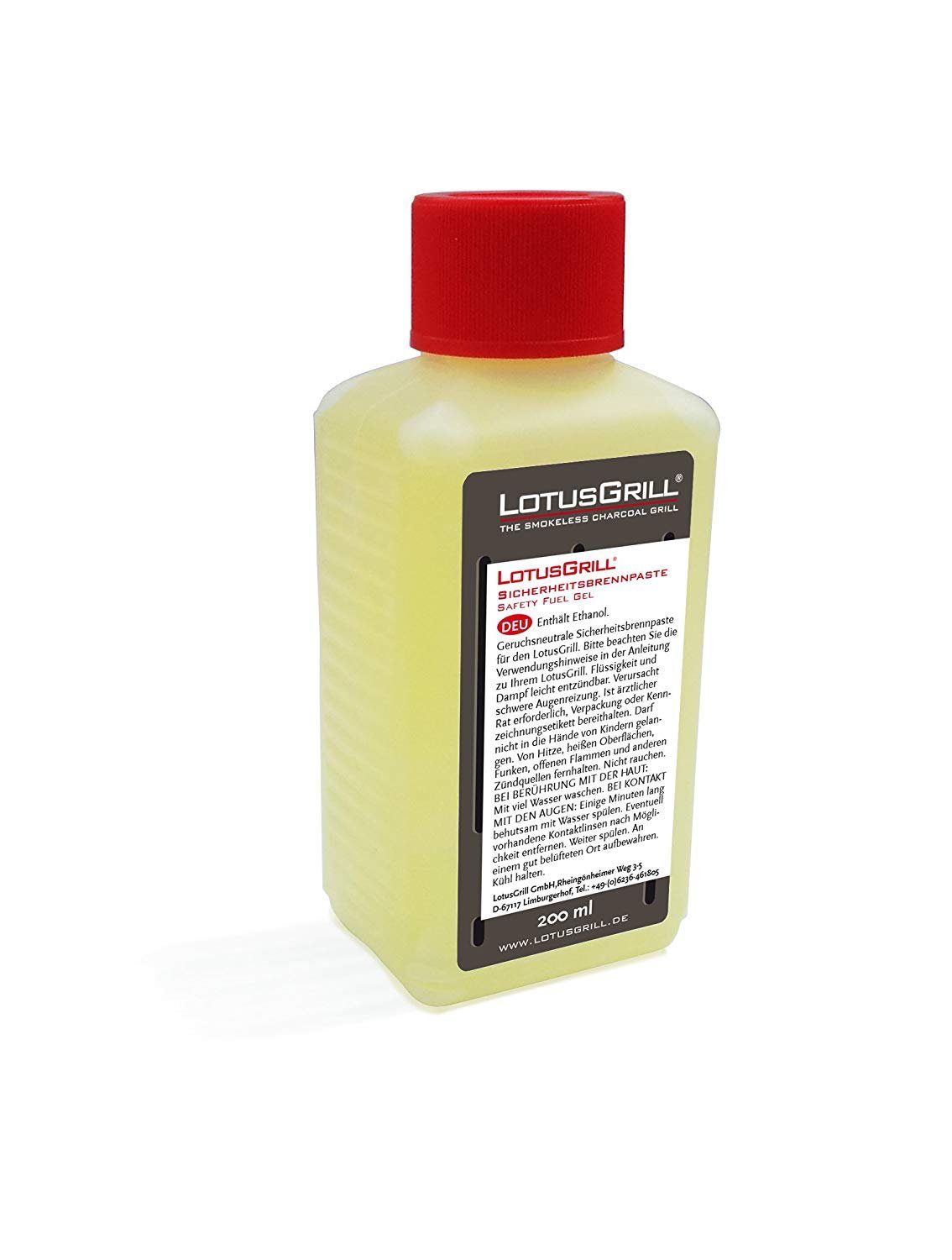 LotusGrill Holzkohlegrill Anzündset Nr.1 - 1x Buchenholzkohle 2,5kg UND 1x Brennpaste 200ml