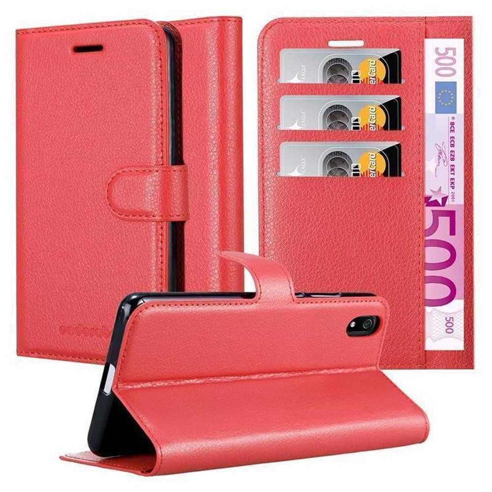 Cadorabo Handyhülle für Xiaomi RedMi 7A Hülle Xiaomi RedMi 7A, Hülle Schutzhülle mit Standfunktion, Kartenfach und Magnetverschluss