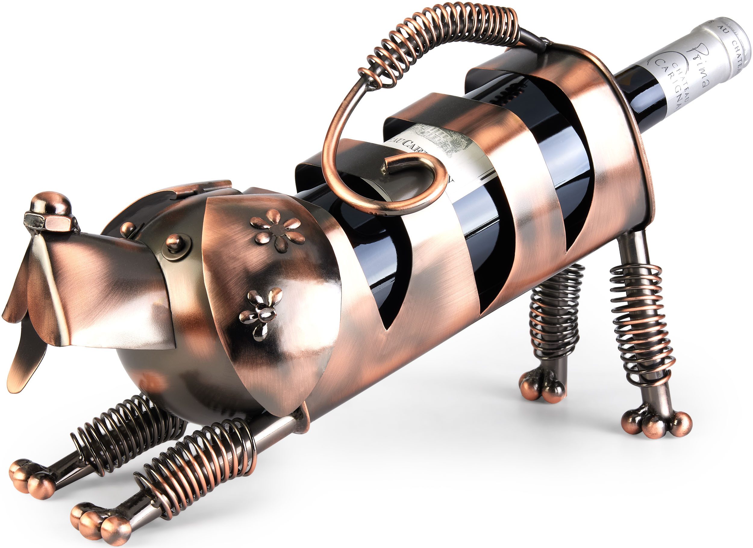 BRUBAKER Weinflaschenhalter Hund - Flaschenhalter aus günstig online kaufen