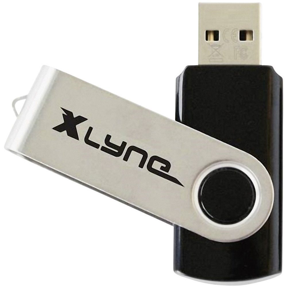 XLYNE Xlyne Swing USB-Stick 64 GB Schwarz 177533-2 USB-A (USB 2.0) USB-Stick