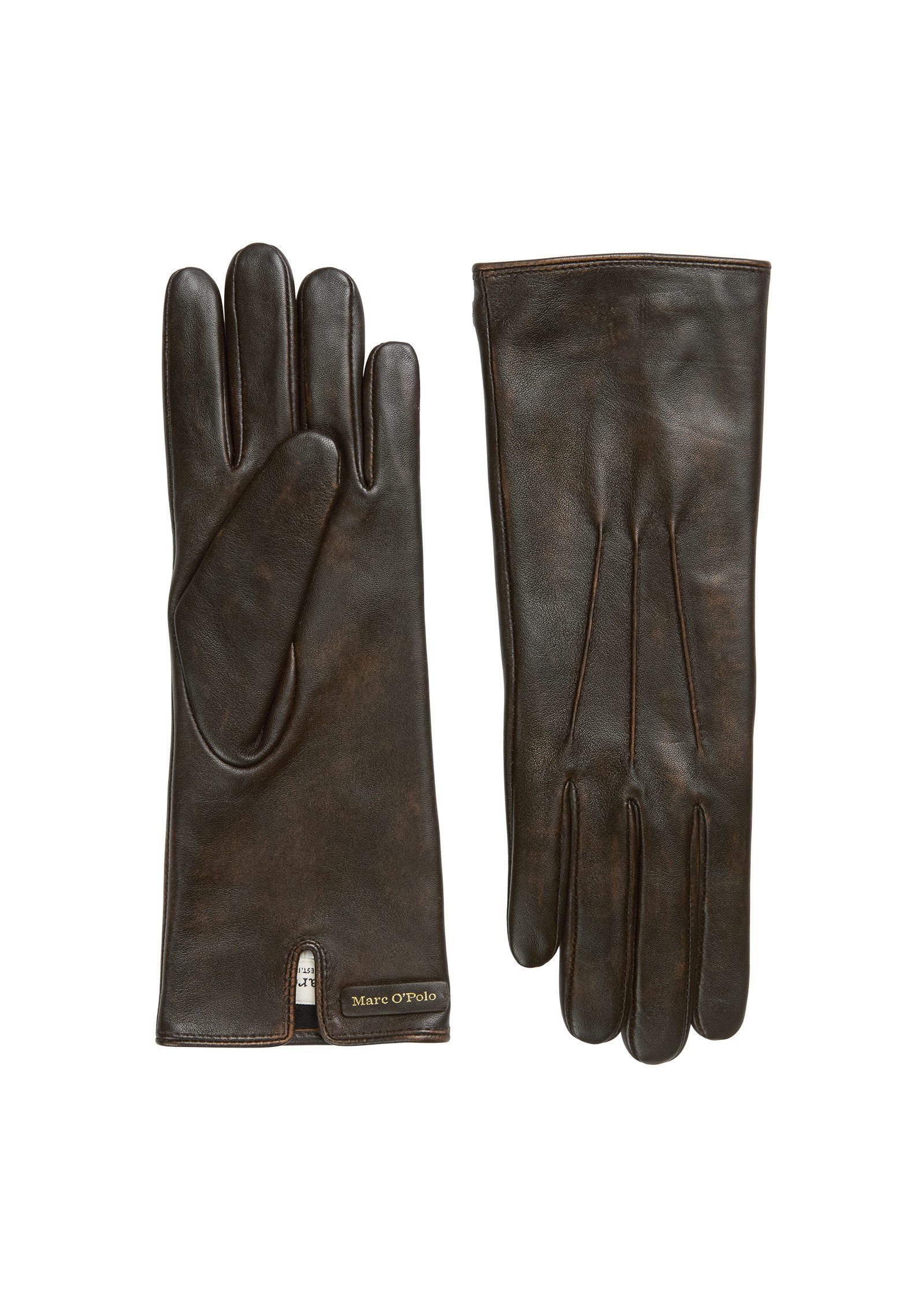 Marc O'Polo Lederhandschuhe aus Vintage-Lammnappa günstig online kaufen