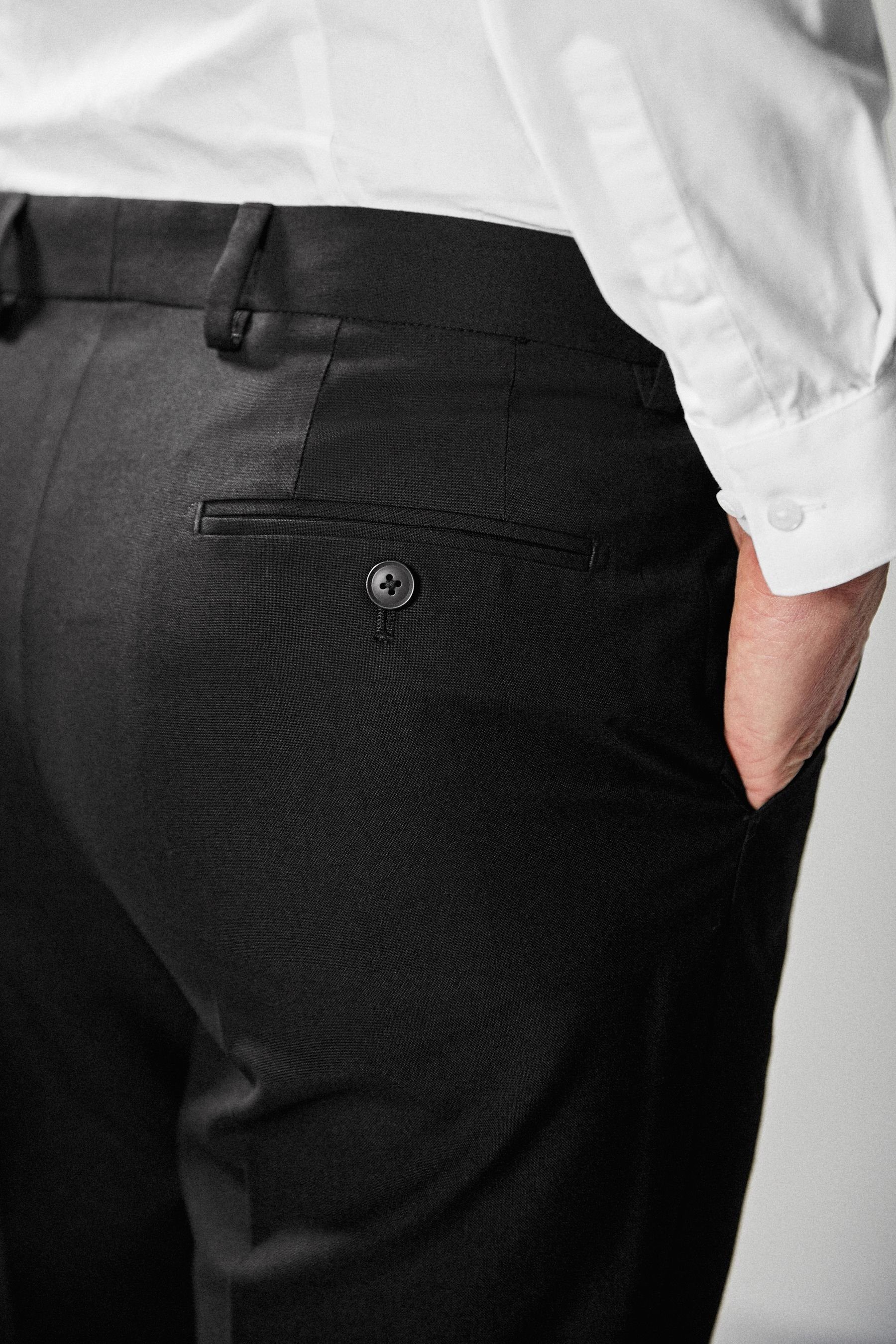 Next Frackhose Anzug: Slim (1-tlg) Hose Black Fit