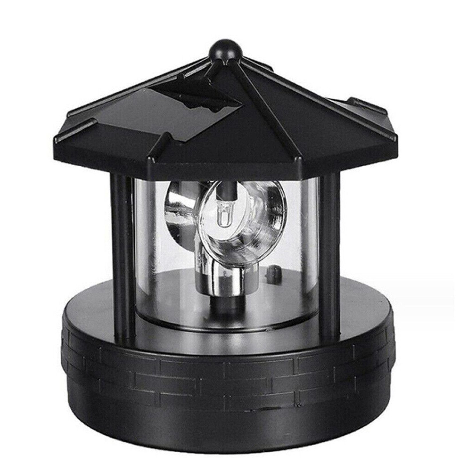 LED Solarleuchte Solar-Leuchtturm 360° Drehbare Solarlampe Outdoor Gartenleuchten