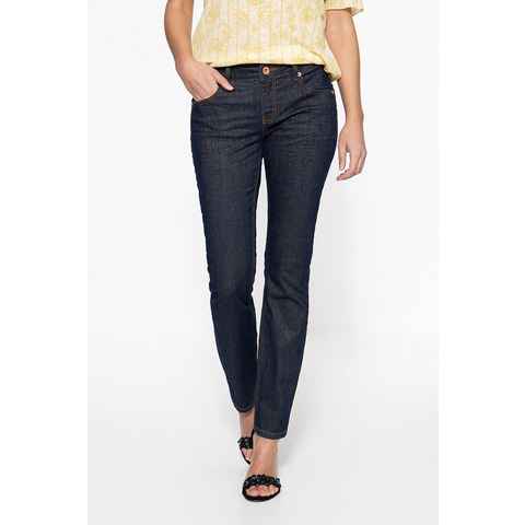 ATT Jeans Slim-fit-Jeans Belinda in Glitzeroptik