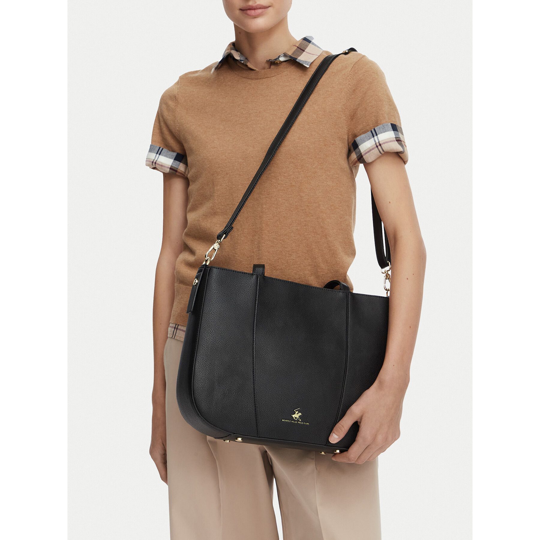 BEVERLY HILLS POLO CLUB Umhängetasche Beverly Hills Polo Club Damen Tasche 5907964337836 Schwarz