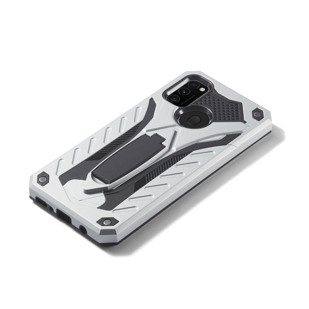 FITSU Handyhülle Hülle für Samsung Galaxy M21 Handyhülle Cover Case Handyschale 6,4 Zoll, Robuste Handyhülle Outdoor Case stabile Schutzhülle mit Eckenschutz