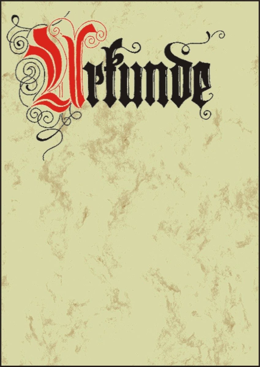 Sigel Designpapier Designpapier Urkunde Calligraphi A4 185g/qm VE=12 Blatt