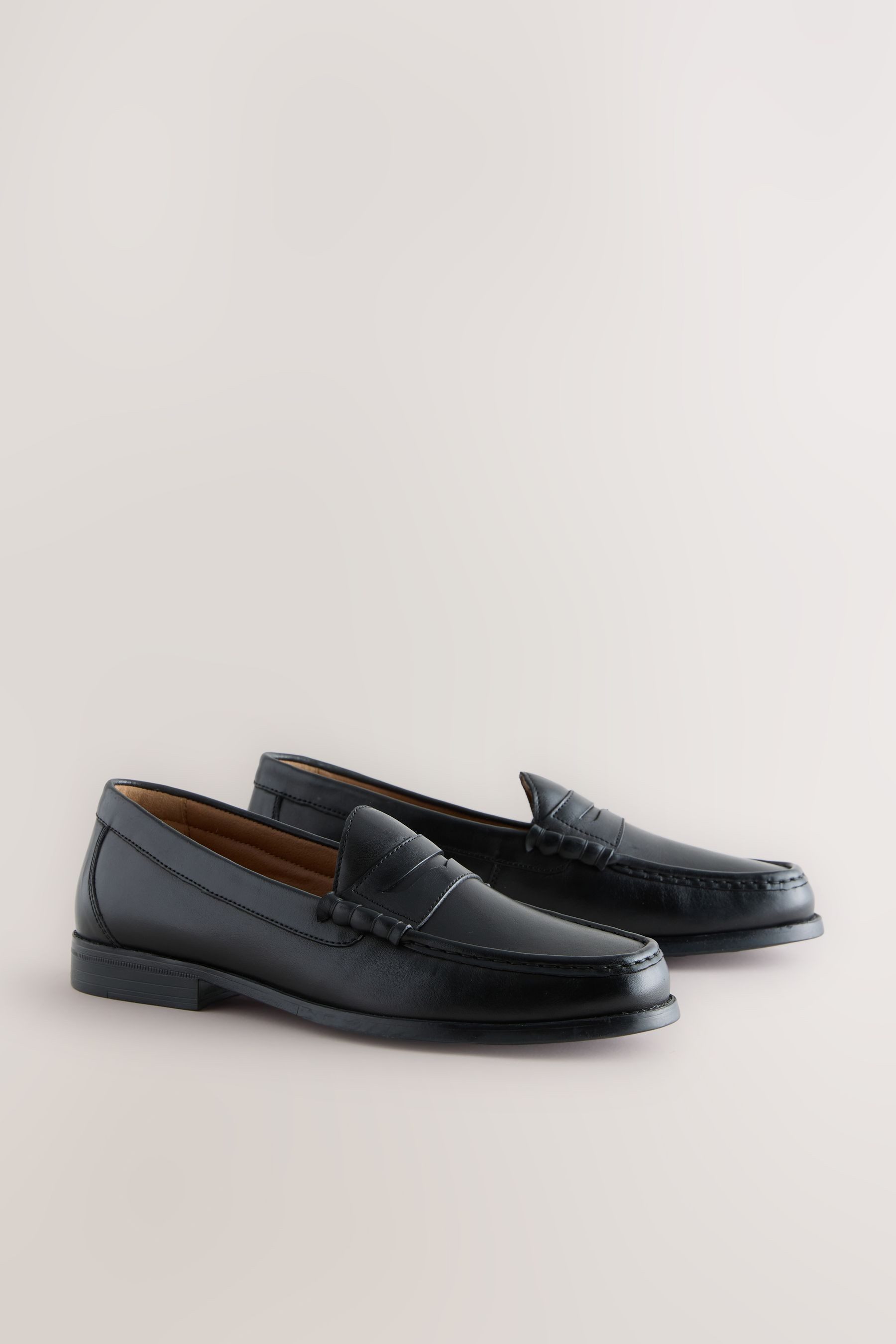 Next Penny Loafer aus Leder, weite Passform Loafer (1-tlg)