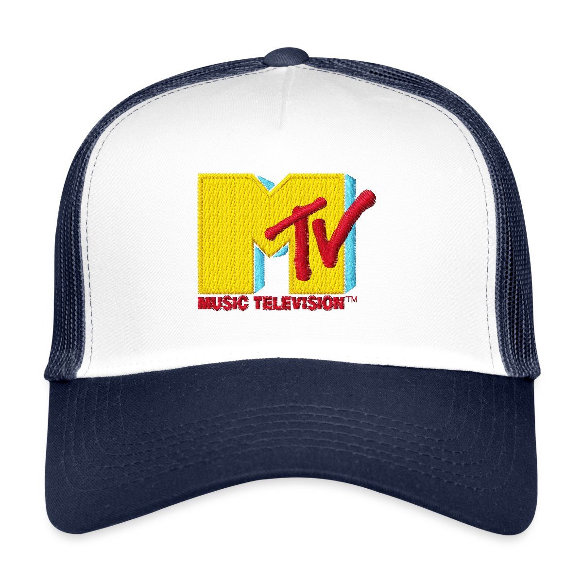 Trucker Cap MTV Logo Als Stick-Design Trucker Cap