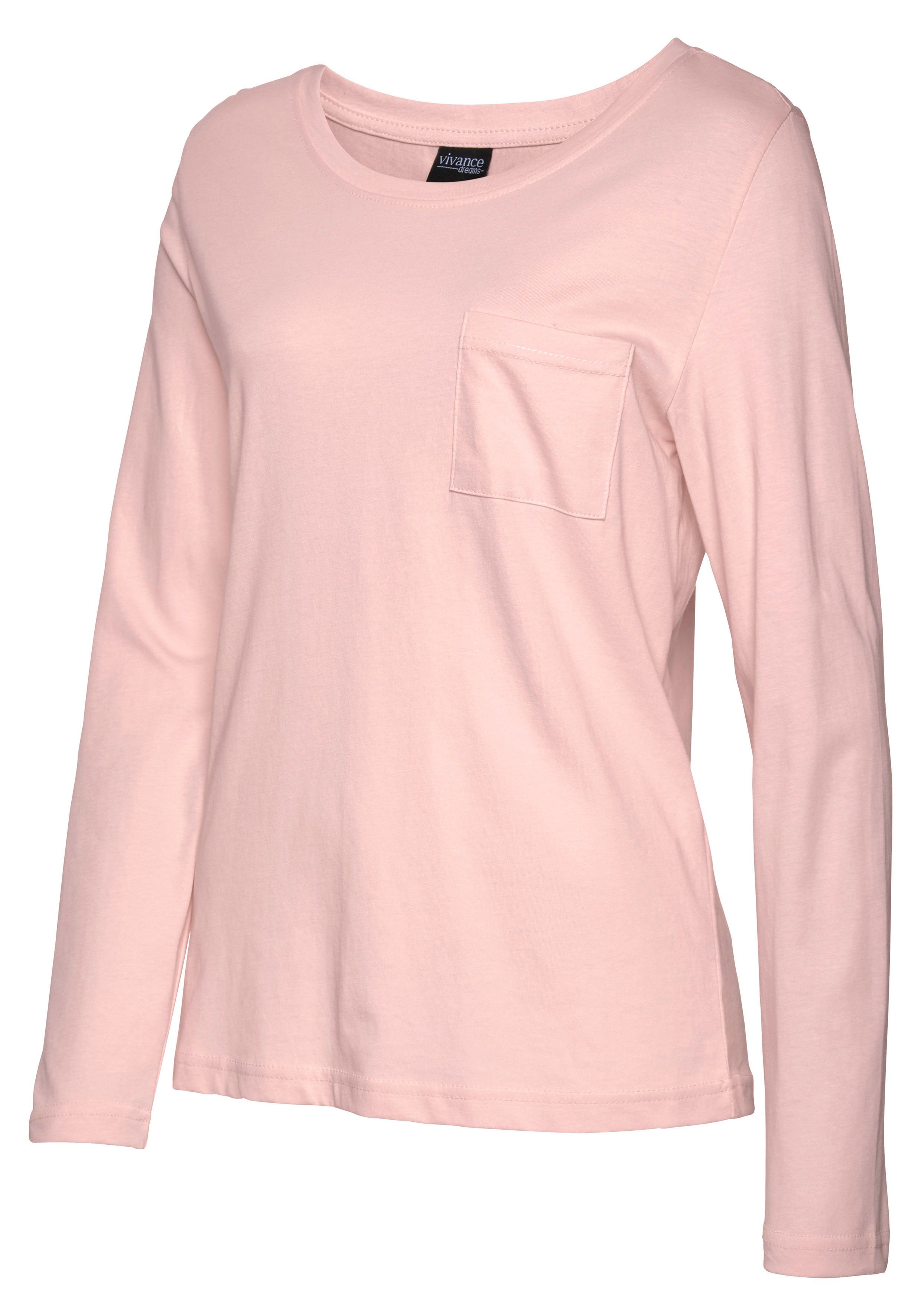 Vivance Dreams by Lascana Pyjama (Set, 2 tlg) mit gemusterter Schlafhose – Bild 5 von 5