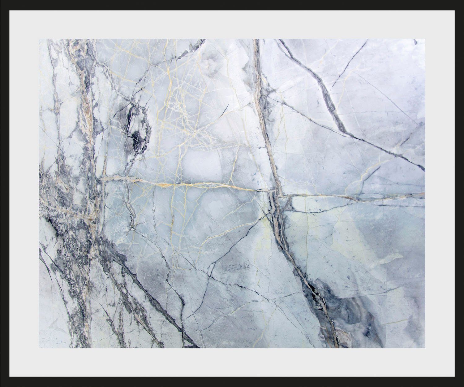queence Bild Adele, Abstrakt, Gemälde, Kunst, Marmor (1 St), HD Premium Poster-Druck inkl. Holzrahmen