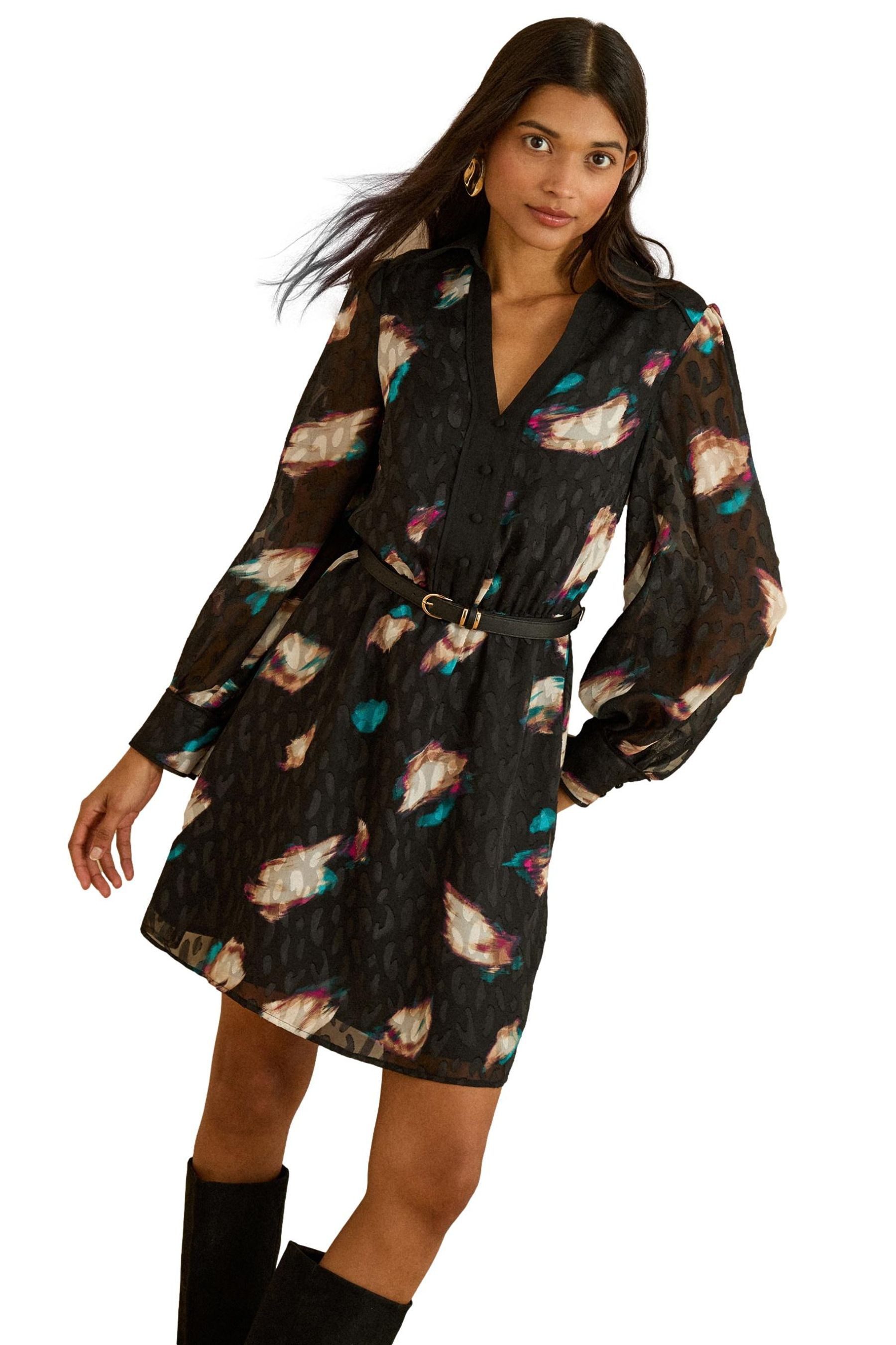 Love & Roses Minikleid Love & Roses Mini-Hemdblusenkleid, Regular (2-tlg)