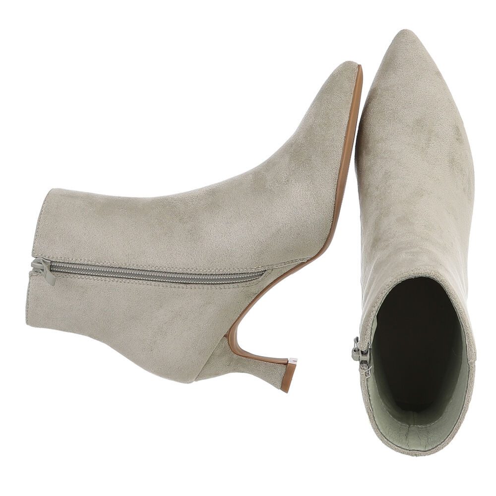 Ital-Design Stylische Damen-Stiefeletten mit Stickdetails für Alltag Stiefe günstig online kaufen