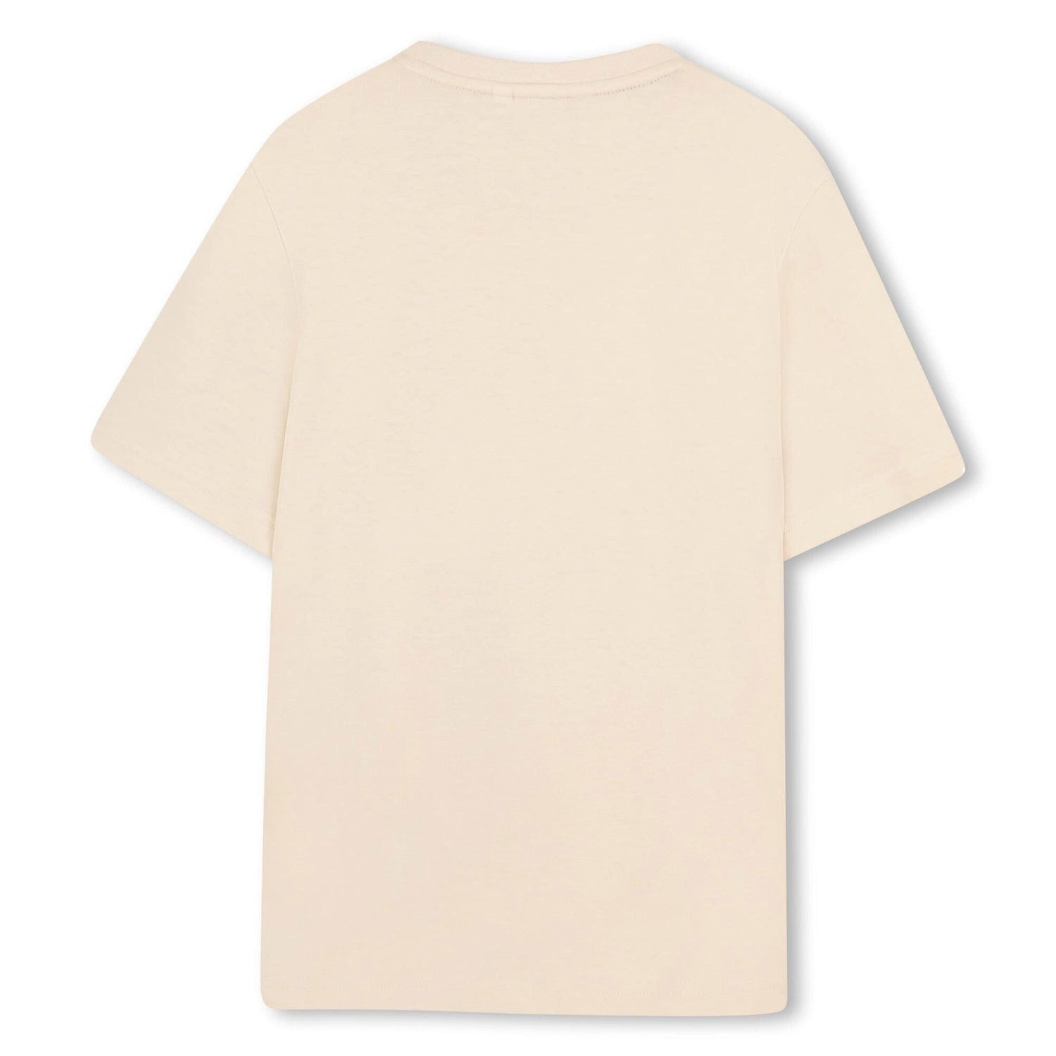 Boss Kidswear T-Shirt BOSS Kids – Kurzärmeliges T-Shirt „Hell Beige“ (City-Grid Print)