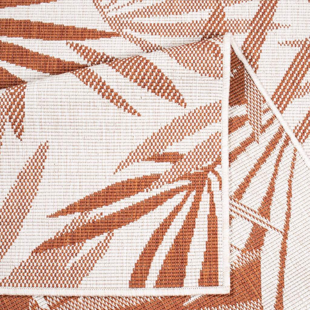 Carpet City Outdoorteppich DUO RUG 5771, rechteckig, Höhe: 5 mm, Wendeteppich Wetterfest In- & Outdoor, Balkon, Terrasse, Wohnzimmer
