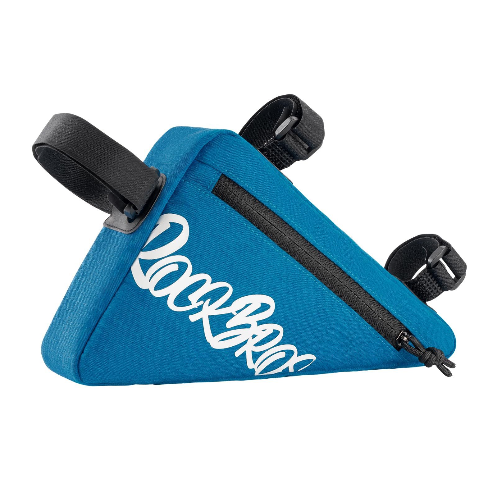ROCKBROS Rahmentasche Rahmentasche Triangle Bag 0,8L Blau, schmales Design, wasserabweisend, einfache Montage