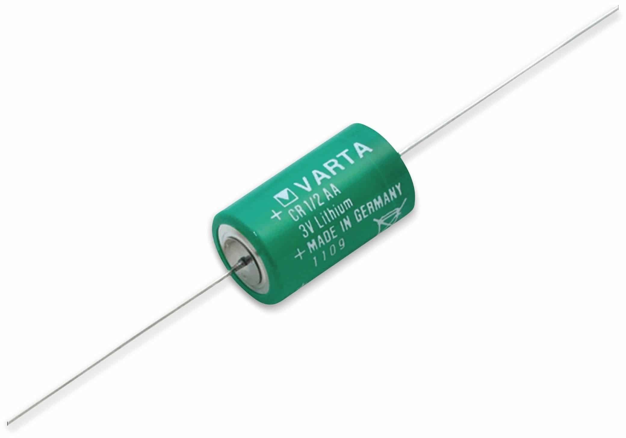 Batterie 1/2AA-CD, VARTA VARTA CR mit Lithium-Batterie
