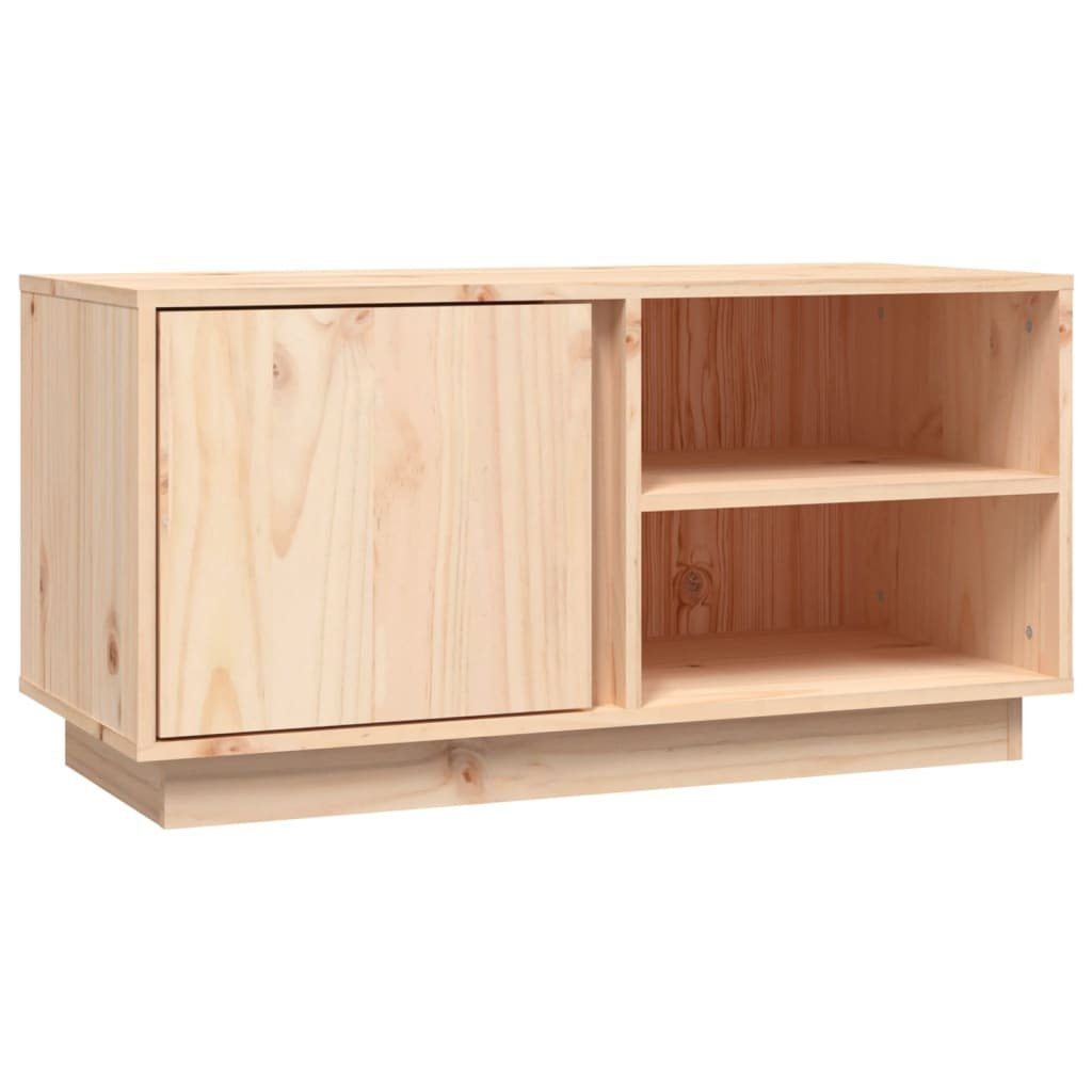 Massivholz cm Kiefer TV-Schrank 80x35x40,5 furnicato