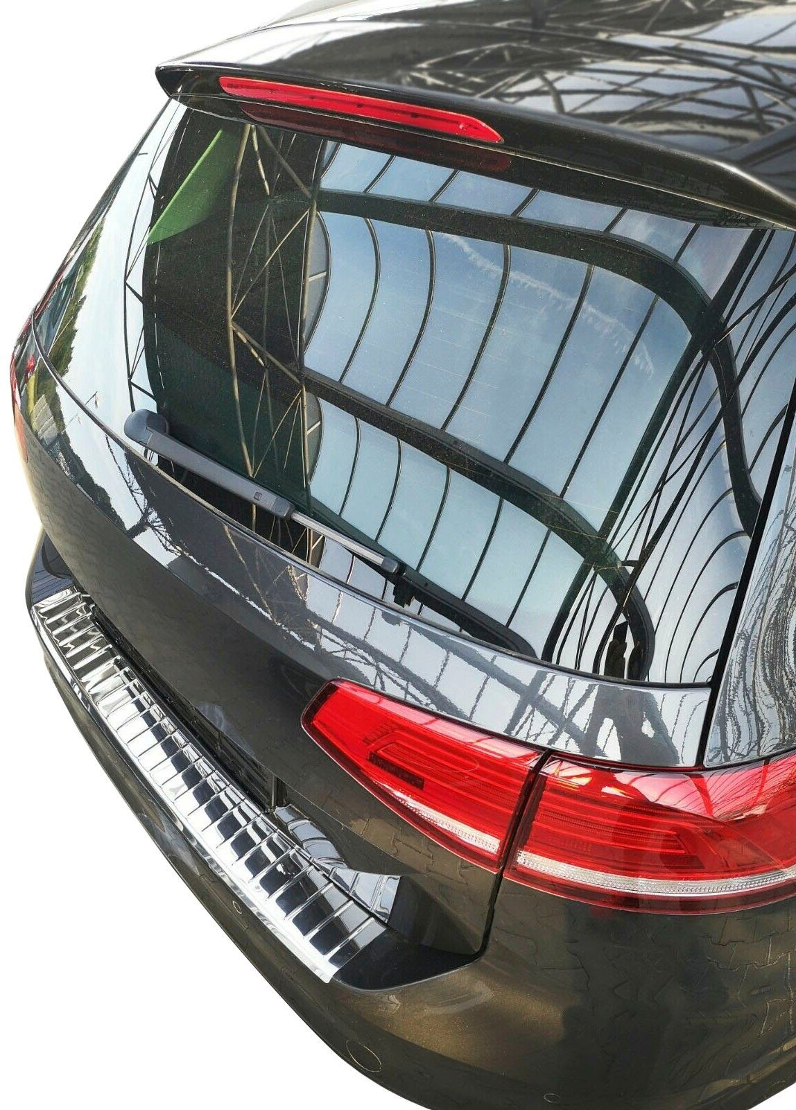 RECAMBO VW GOLF 2013, Abkantung Zubehör Edelstahl VARIANT, 7 chrom für mit ab poliert, Ladekantenschutz,