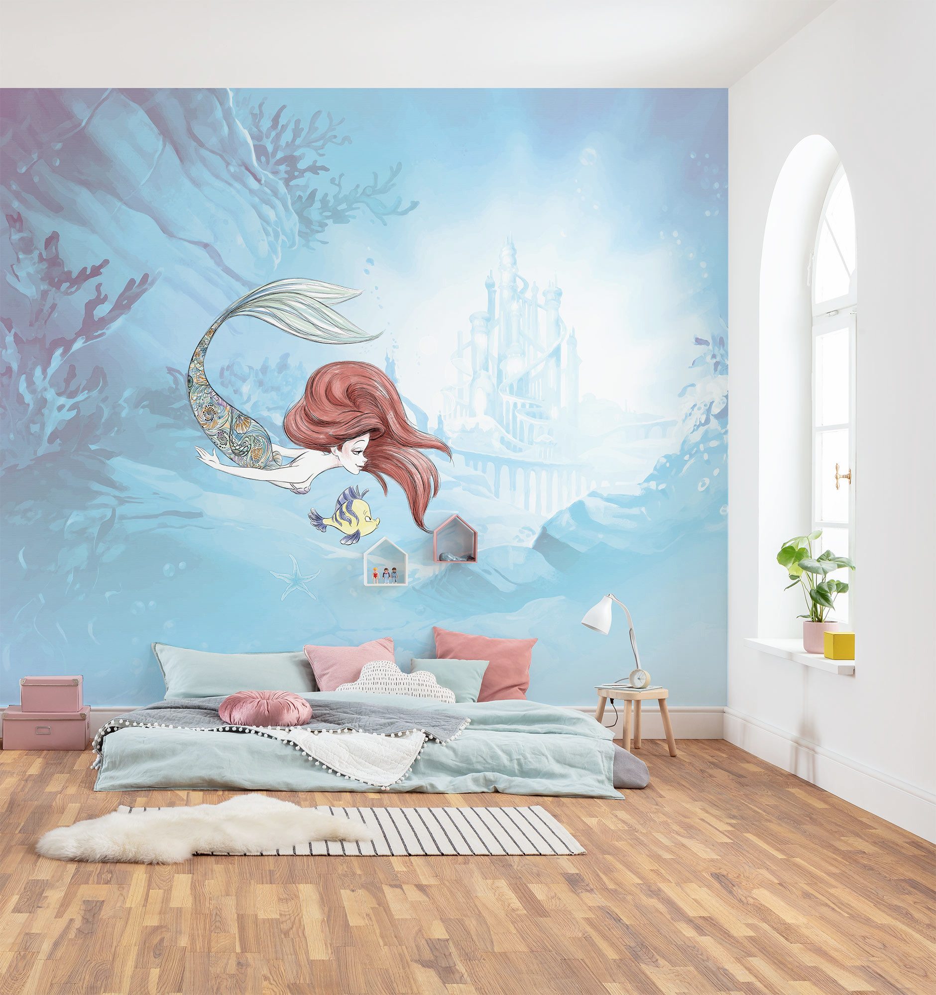 Komar Fototapete Ariel Under the Sea, glatt, bedruckt, (Packung, 1 St)