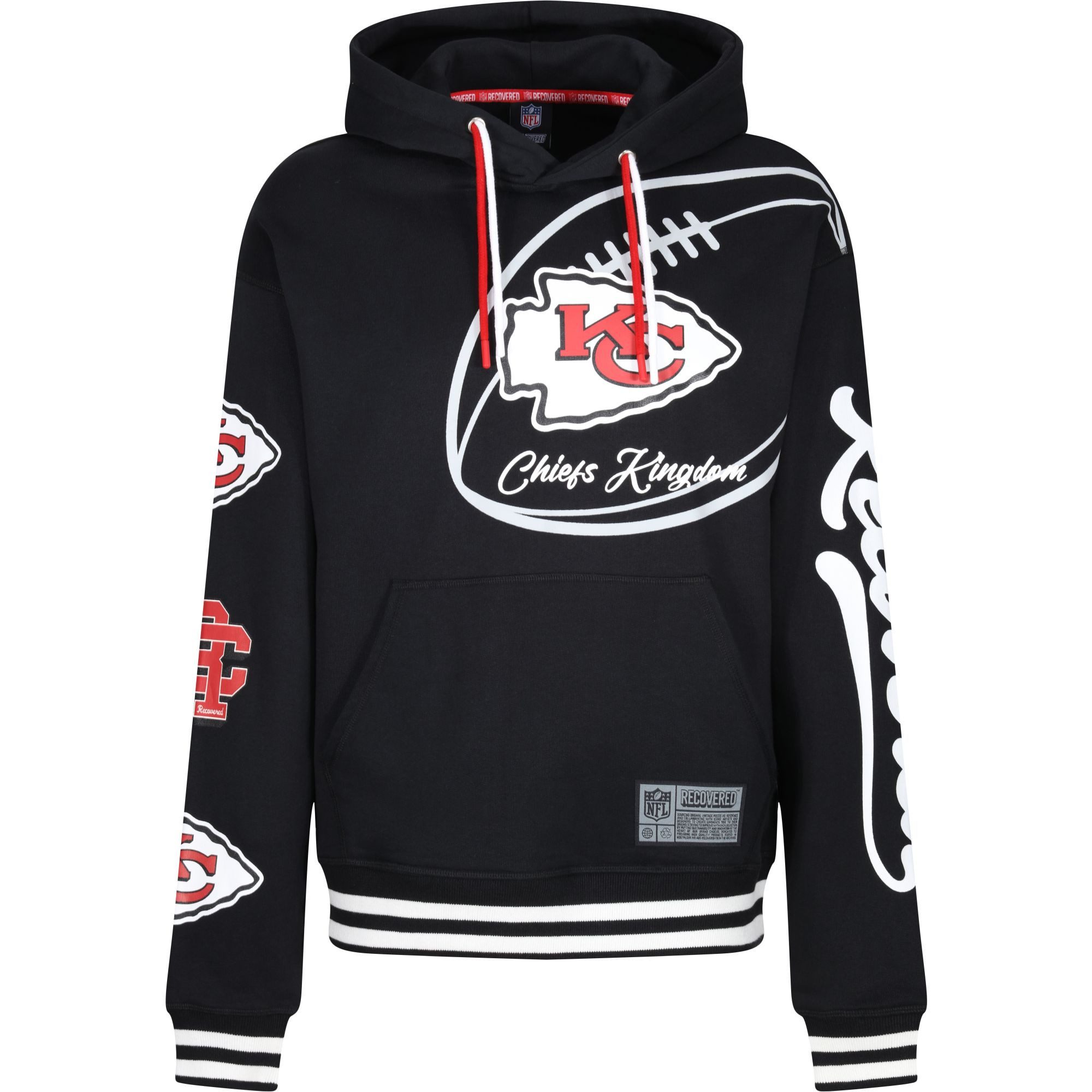 Recovered Kapuzenpullover Re:covered Oversize PATCHES NFL günstig online kaufen