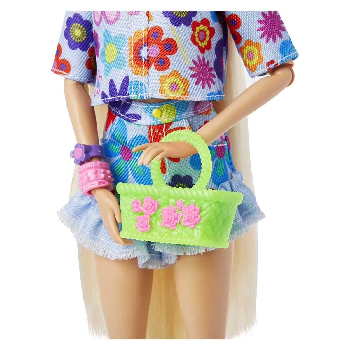 Mattel® Anziehpuppe Mattel HDJ45 - Barbie - Extra Puppe Flower Power