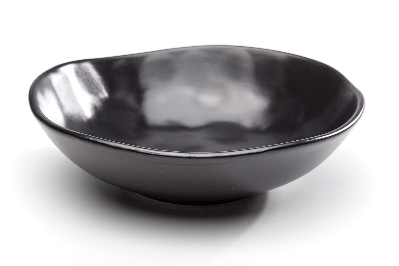 Teller Organic Teller tief Black D 22 cm