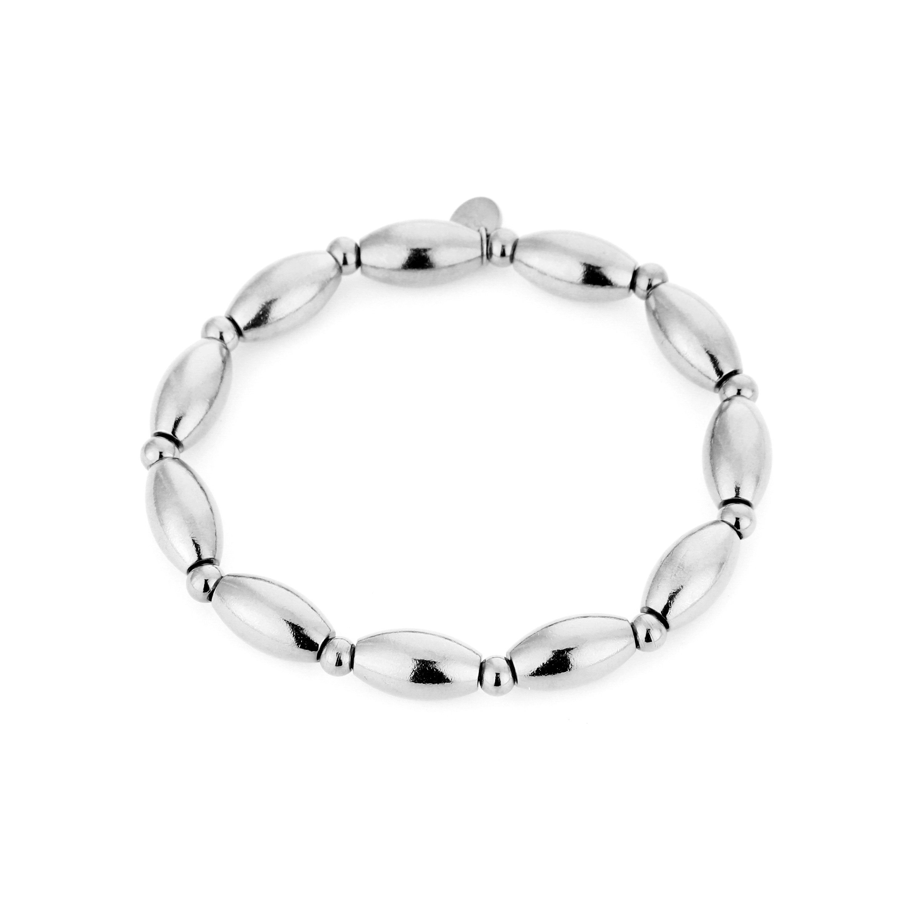 MIRROSI Edelstahlarmband Damen Armband mit Gummizug günstig online kaufen
