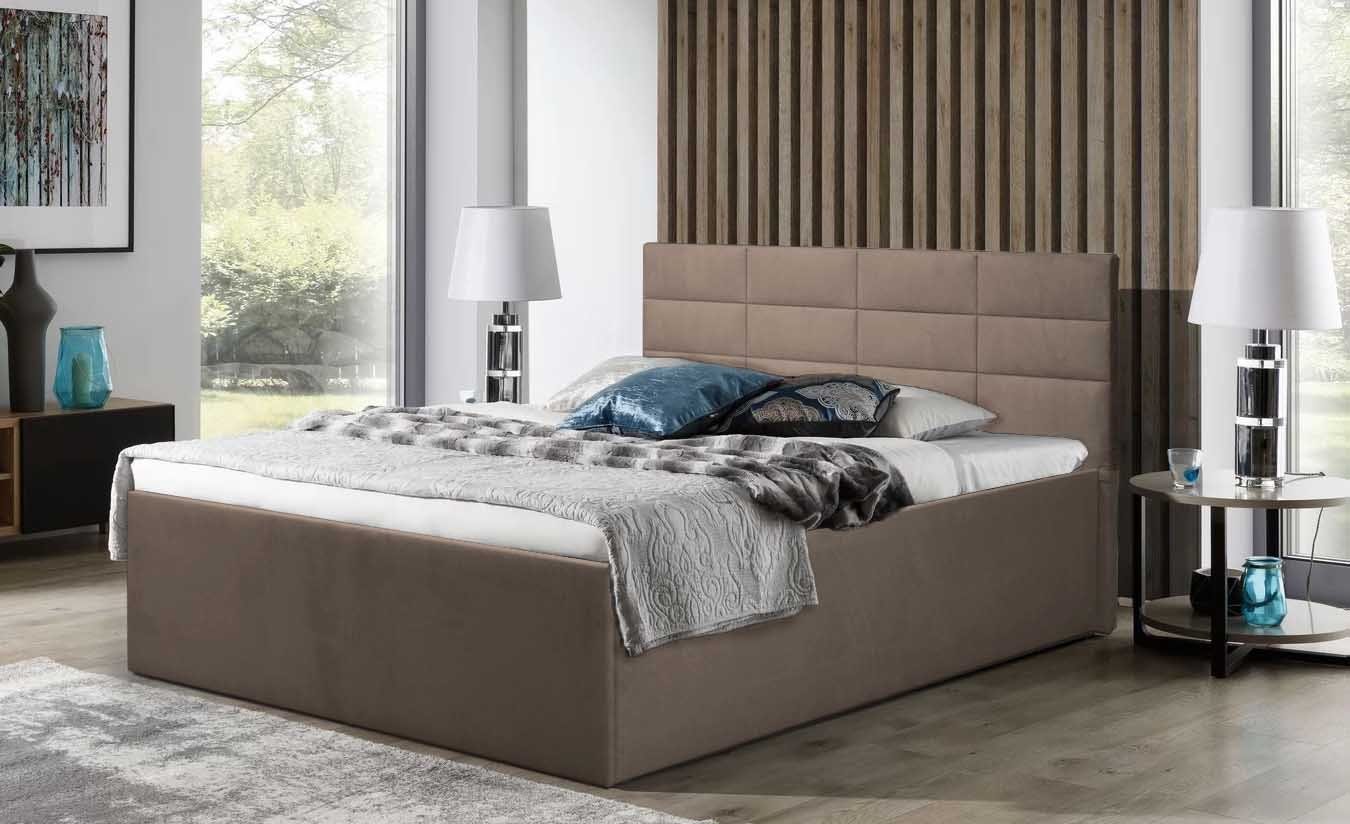 Halmon Schlafkomfort Betten Bett Athena (Seitenhöhe 32cm), Ohne Bettkasten