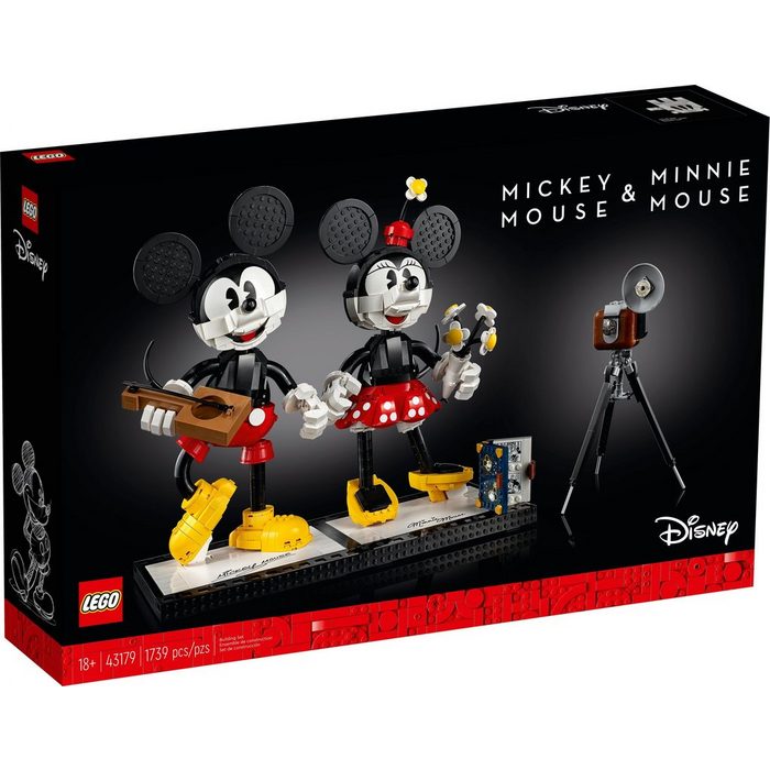 LEGO® Konstruktionsspielsteine LEGO® Disney™ Micky Maus und Minnie Maus (Set 1739 St)