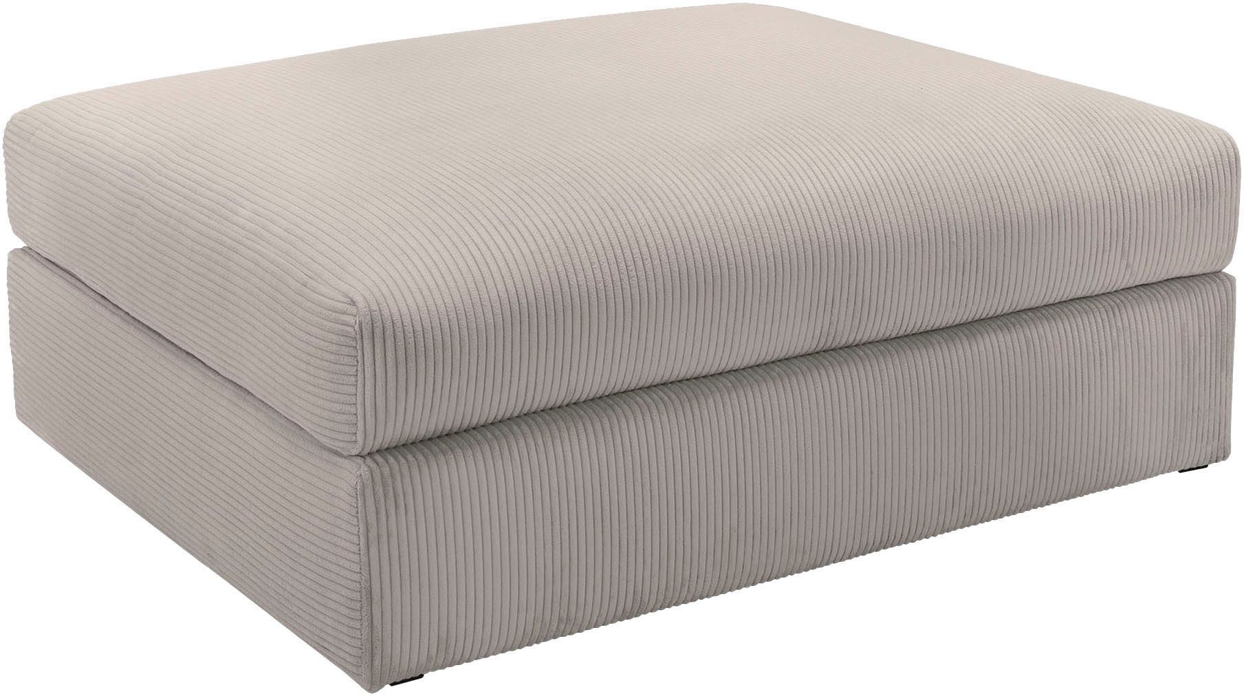 OTTO home Polsterhocker Soft&Cosy XL, B: 101 cm - OTTO. Verlässliche Qualität., Mega-Hocker, in Cord oder Chenille-Struktur wählbar