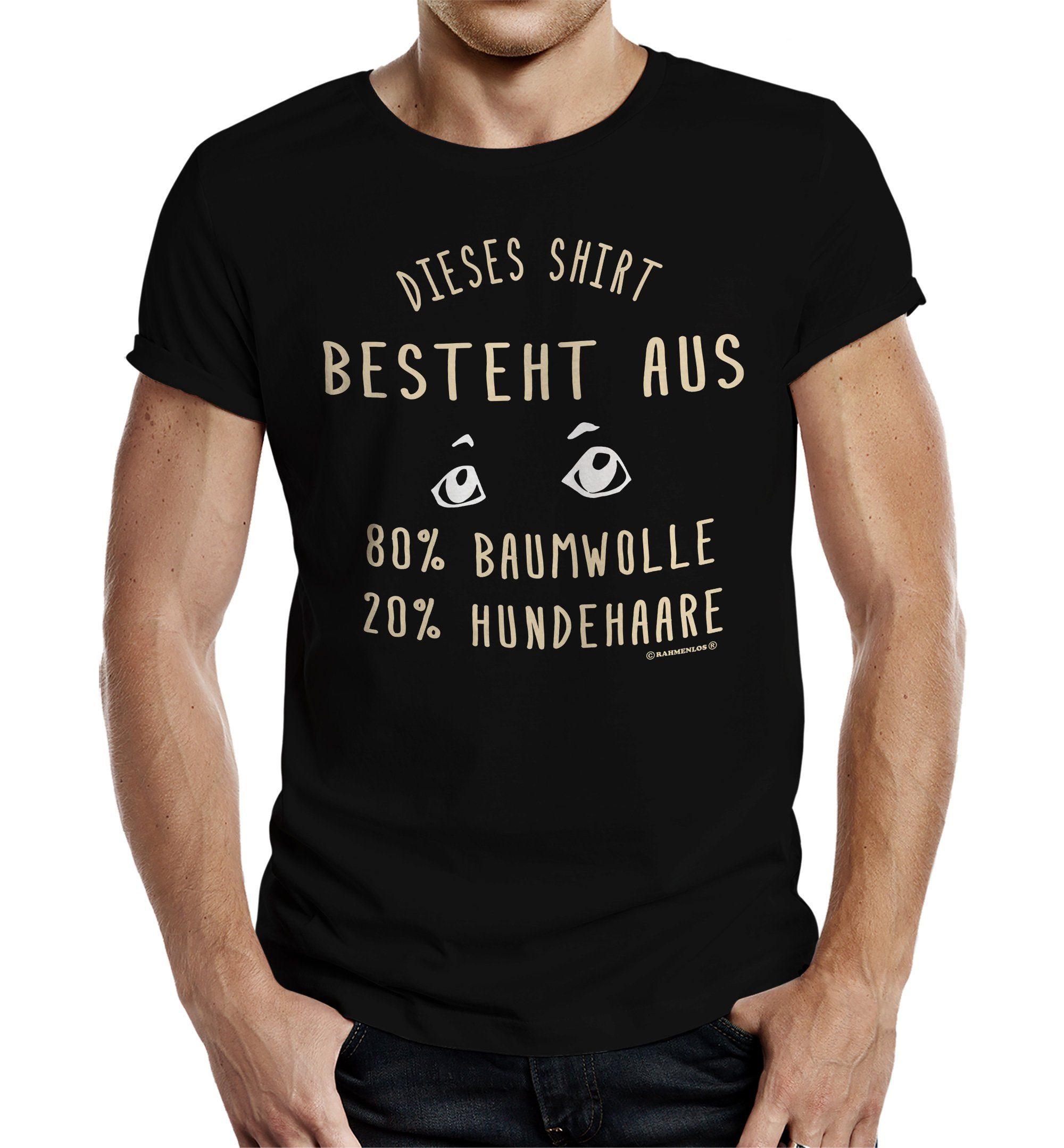 RAHMENLOS® T-Shirt für Hundemenschen: besteht zu günstig online kaufen