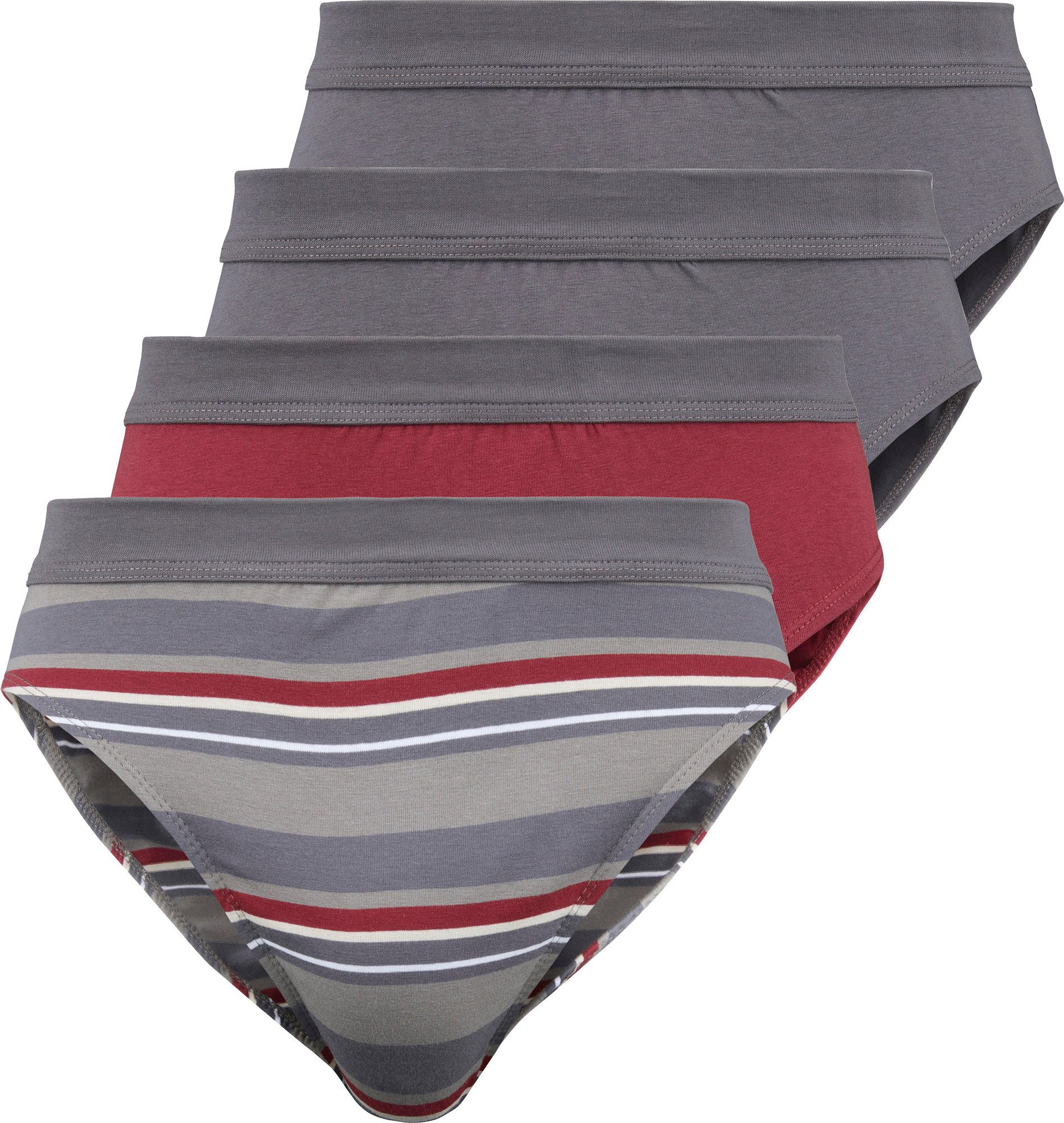 Erwin Müller Slip Herren-Slip 4er-Pack Single-Jersey günstig online kaufen