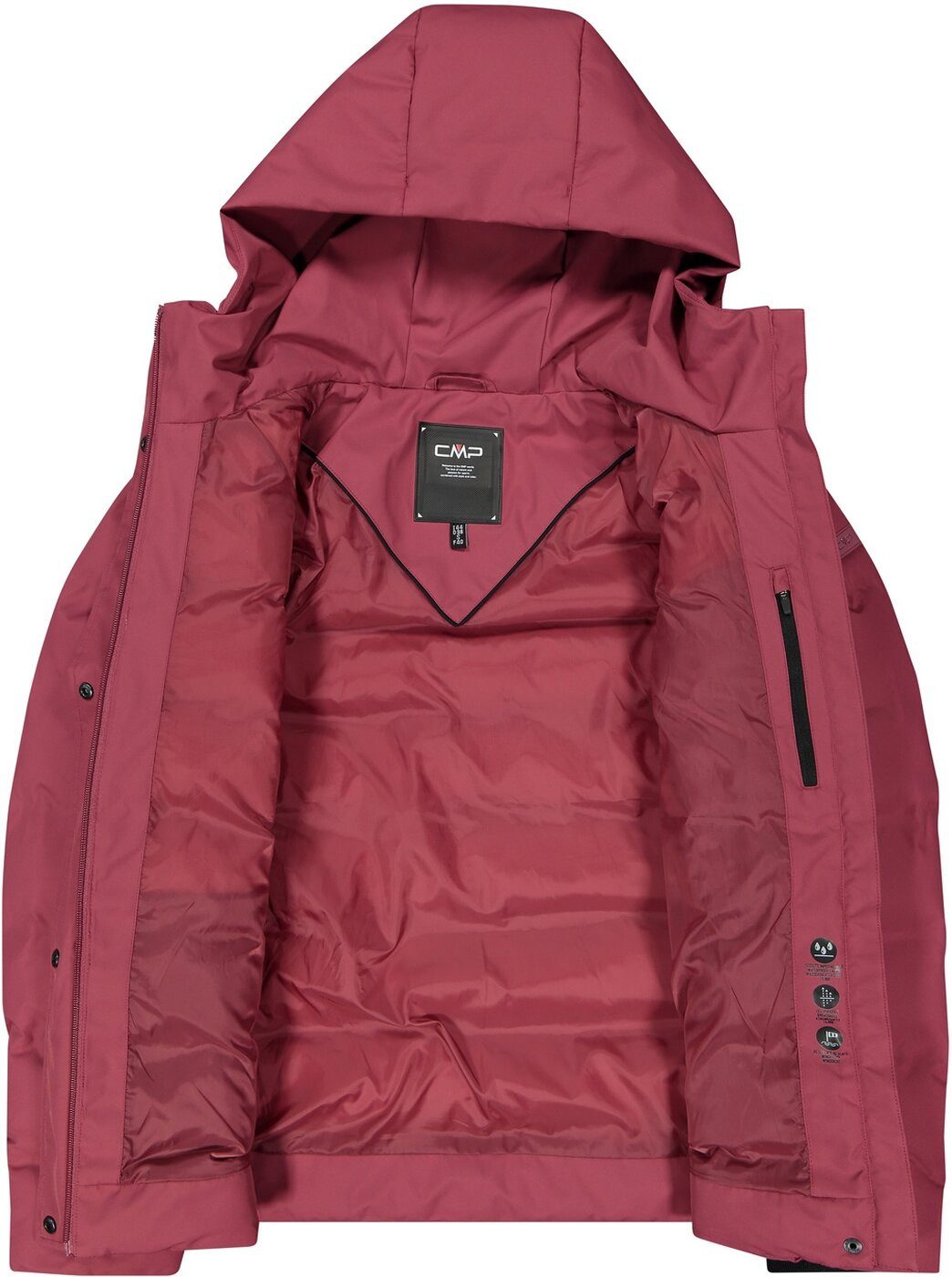 CMP Winterjacke WOMAN JACKET FIX HOOD PEONY günstig online kaufen