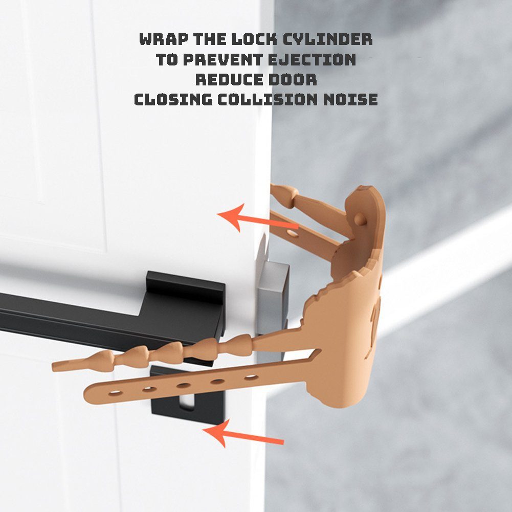 reduzieren Kissen Türverriegelungspolster Tür transparent Blusmart Anti-Lärm-Puffer-Pad, das Türbandseitensicherung Schließen verhindern Silent-Sticker, der Lärm Aufprall