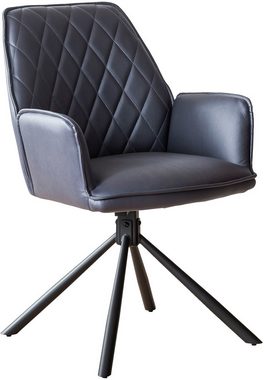 SalesFever Essgruppe, (Set, 5-tlg), Stühle mit 360 Grad Drehplatte unter der Sitzfläche