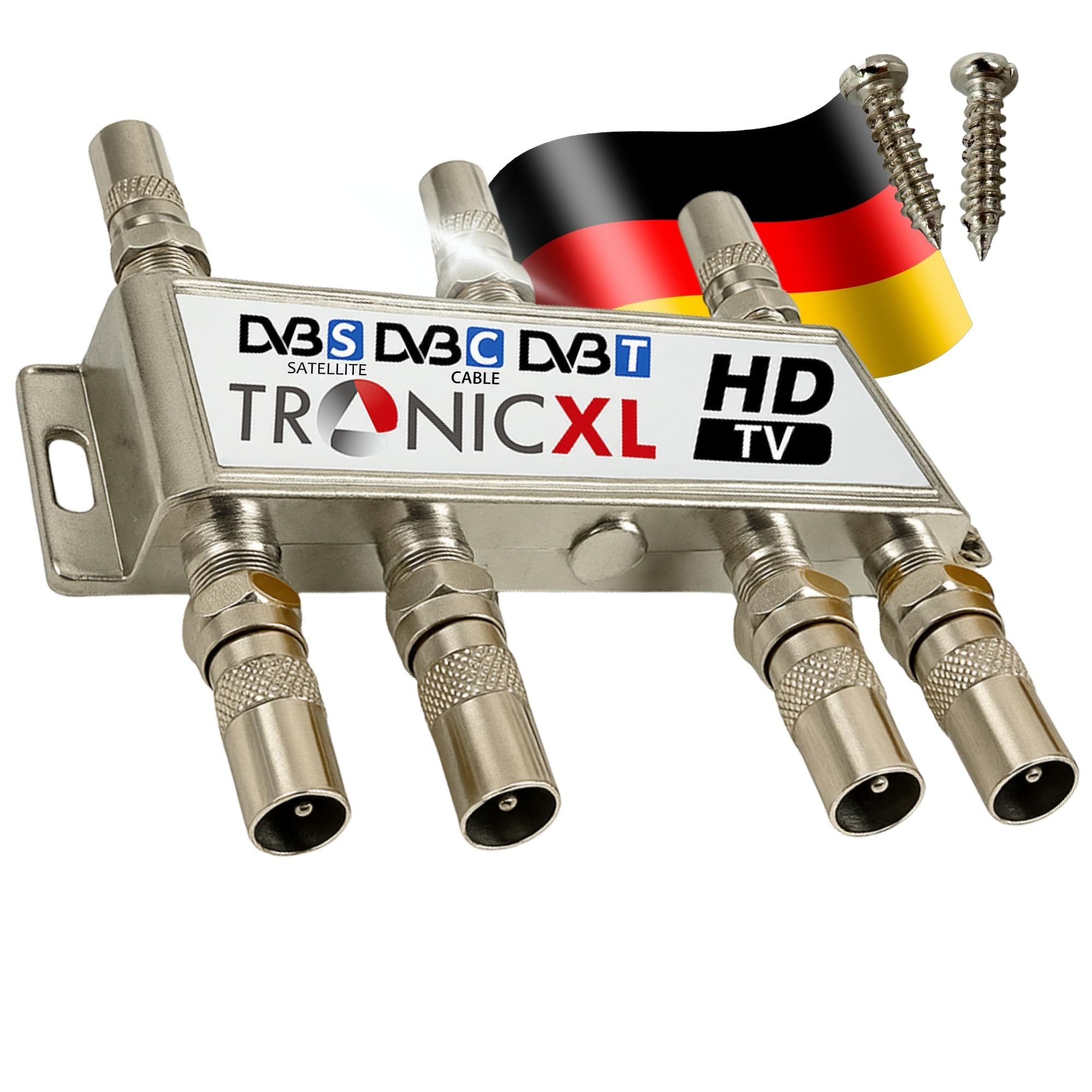 SAT-Verteiler 6fach BK Verteiler TV Kabel Antennenverteiler Kabelfernsehen DVBC