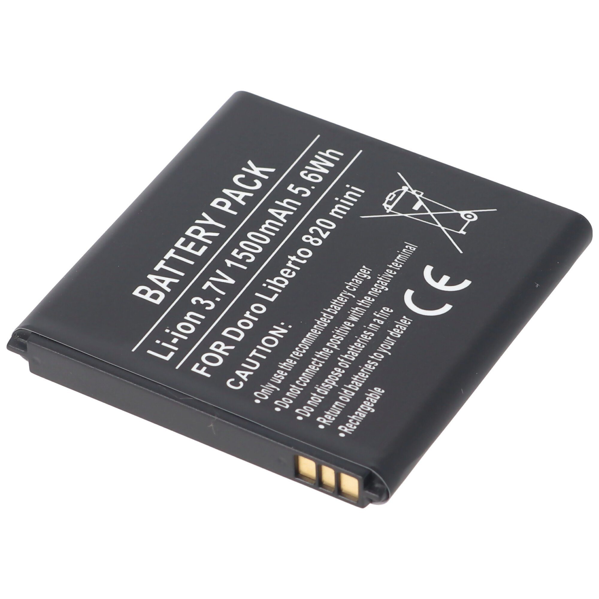 Akku passend für den Doro Liberto 820 mini Akku DBM-1500B Akku