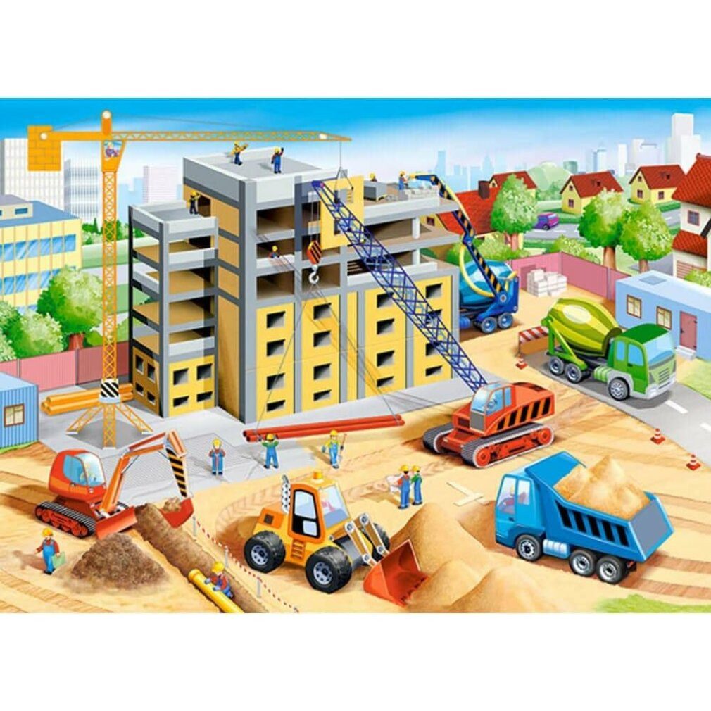 Puzzle Puzzle Großbaustelle 70 Teile