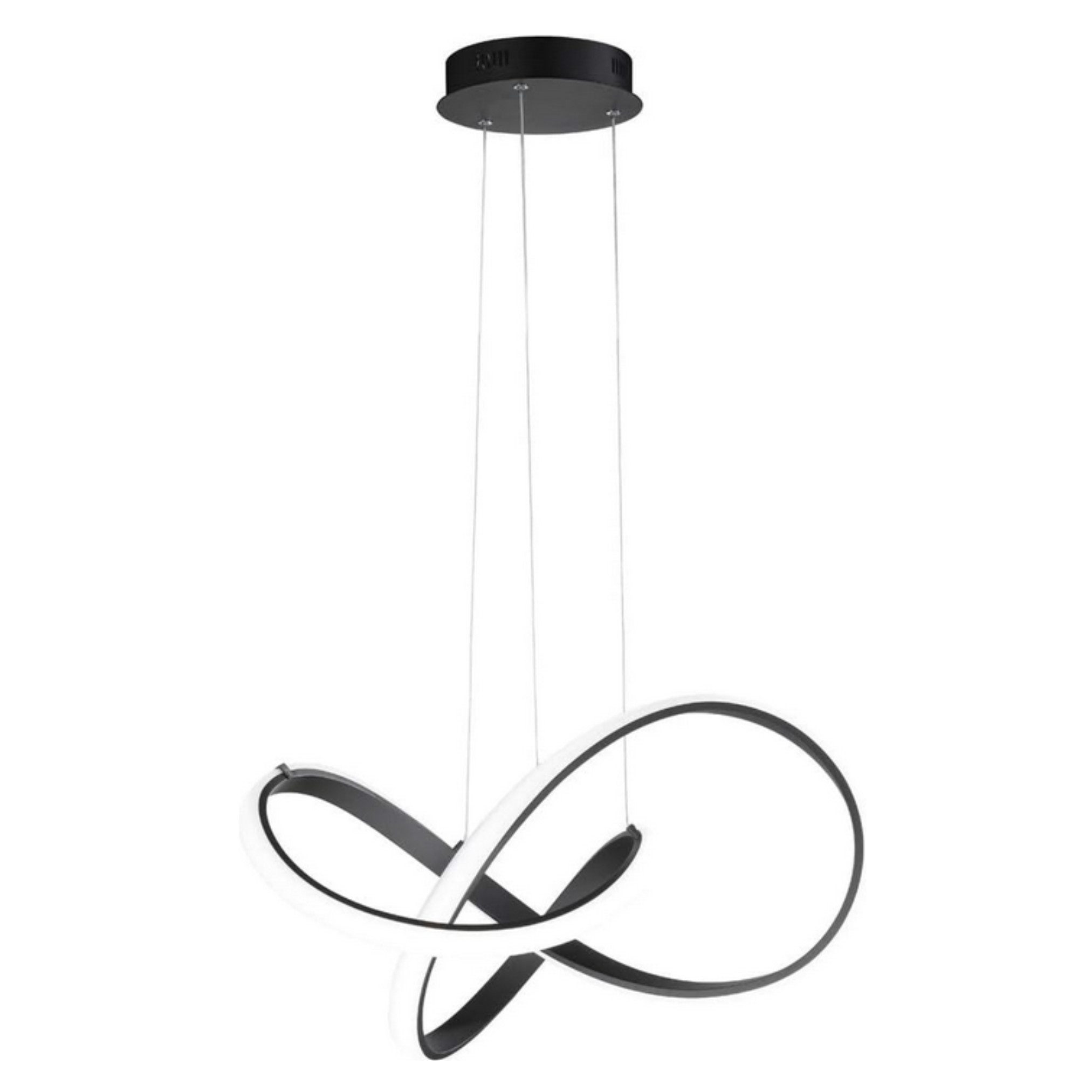 WOFI LED Pendelleuchte Wofi Pendelleuchte Pendellampe Led Indigo Hängelampe modern, LED fest integriert, Warmweiß